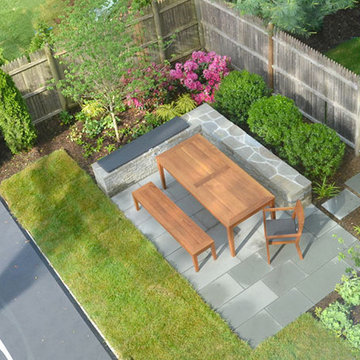 Newton Backyard Basketball Court & Patio