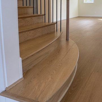 Project #144 | Slightly Curved Transitional Staircase
