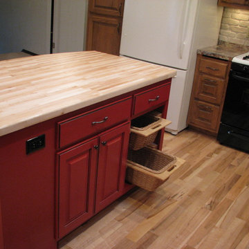Red Island kitchen