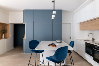 Design ideas for a modern kitchen in Paris.