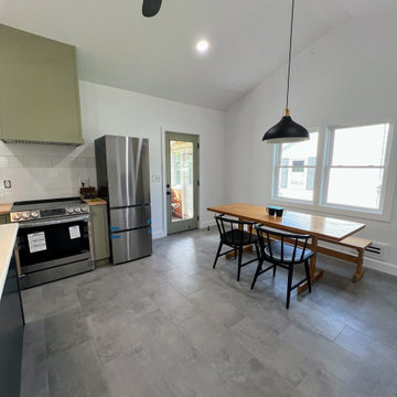 Some before and during our current Jefferson Heights, Catskill NY complete home