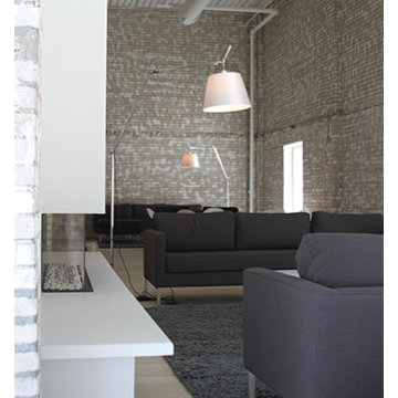 Linear fireplaces