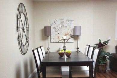 Inspiration for a transitional dining room remodel in San Francisco