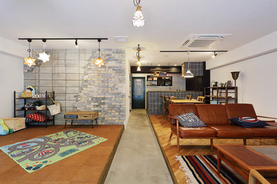This is an example of a large industrial home design in Tokyo.
