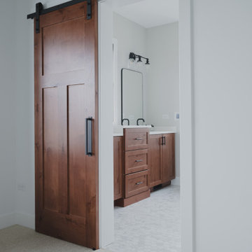 Traditional Knotty Alder Kitchen Design