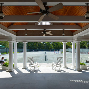 Traditional Tennis Pavilion