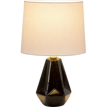 16.25" Table Lamp, Black