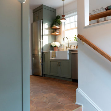 Portland Sage & Terracotta Kitchen