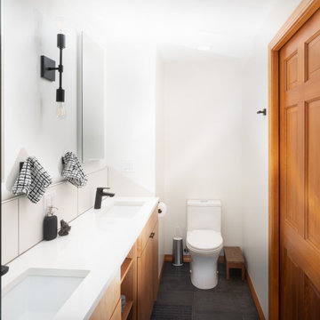 Owner's Bathroom New Toilet Location