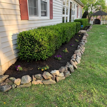 Garden rebuild and hedge reshape