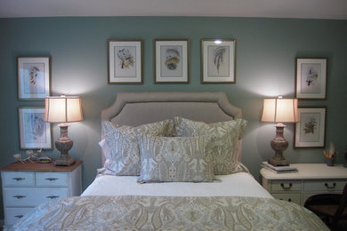 Transitional bedroom photo in Charlotte