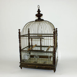 European Mahogany Birdcage - Birdhouses