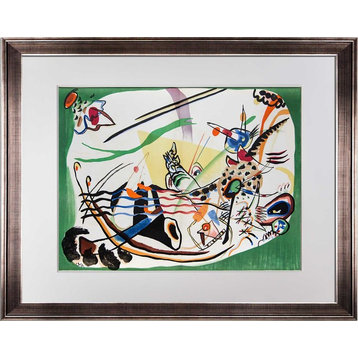 Wassily Kandinsky LithographdfaLimited Edition, Dbl Lithograph, Signed, Framed