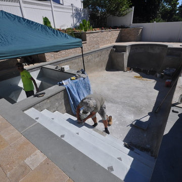 Backyard Design & Installation with Gunite Pool Kings Park NY 11754