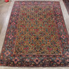 Consigned, Antique Oriental Hand Made Persian Area Rug, Yellow, 15'3"x11'1"