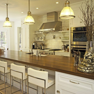 Custom walnut wood countertops