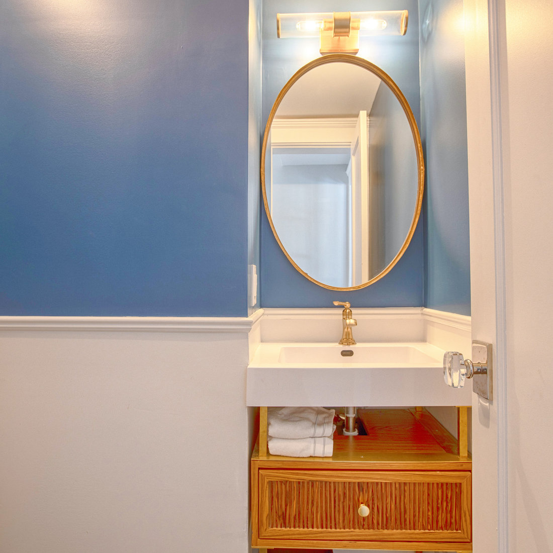 Chic powder room