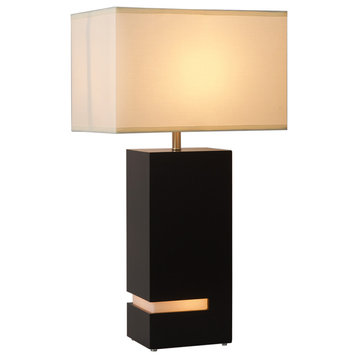 Zen Standing Table Lamp, Dark Brown