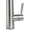 ALFI Solid Stainless Steel Spring Kitchen Faucet With Pull Down Shower Spray