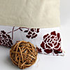 Floral Ocean Linen Stylish Patch Work Pillow Floor Cushion 19.7 by 19.7 inches