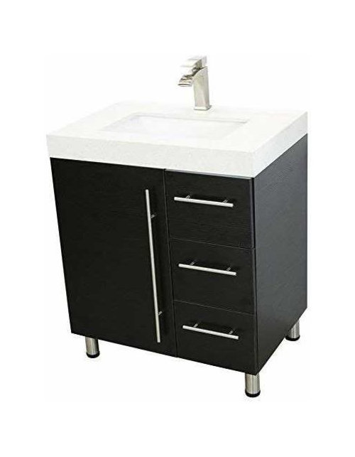 Which vanity looks higher end for a rental?