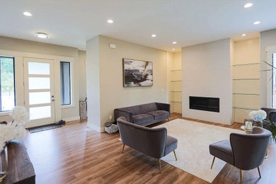 Living room - contemporary living room idea in Other