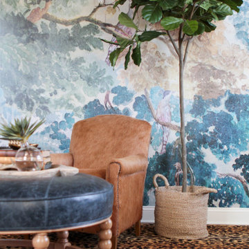 Collected layered sitting room