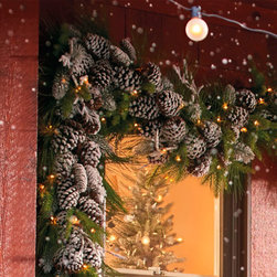 First Frost Cordless Garland - Holiday Decorations