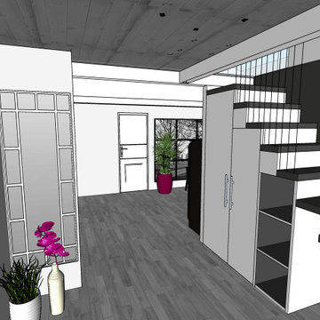 Appartamento con soppalco