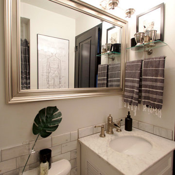 My Houzz: Classic Black and White Design in a Chicago Condo