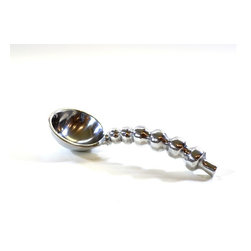 Beaded Aluminum Spice Spoon - Spice Jars And Spice Racks