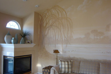 Island style family room photo in Atlanta