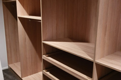 This is an example of a contemporary storage and wardrobe in Gold Coast - Tweed.