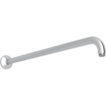 Rohl Brass Wall Mounted 20-inch Shower Arm, Polished Chrome