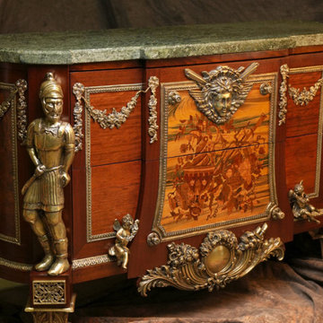 Marquetry Commode Restoration | Antique French Furniture Before and After