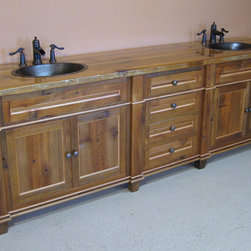 Reclaimed Barn Wood Bathroom Vanity - Bathroom Vanities And Sink Consoles