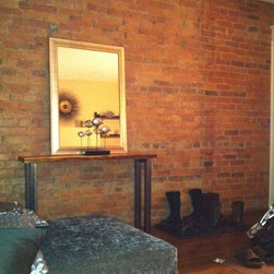 Urban Tree Salvage - Reclaimed Live Edge Maple Slab Console Table - Console Tables
