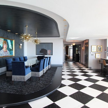 Art deco-inspired party penthouse in Chicago