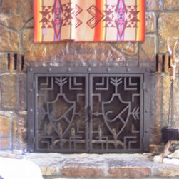 Wrought Iron Fireplace Screens - Products