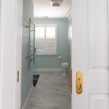 Polished Brass Pocket Door Hardware