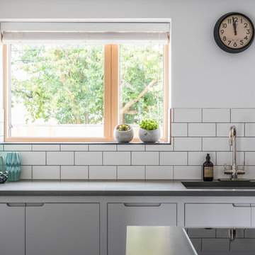 Contemporary Grey Industrial Kitchen