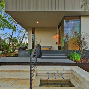 Laura Britt Design: Highland Park West New Construction Twilight