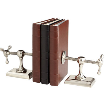 2-Piece "Hot and Cold" Bookend Set