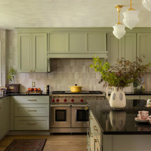 Kitchens - Green Cabinets
