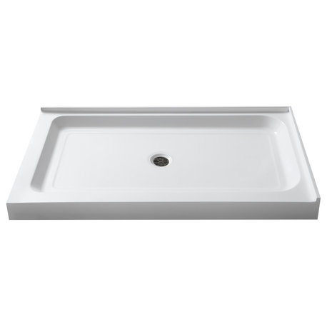 ANZZI Port 36"x48" Double Threshold Shower Base, White