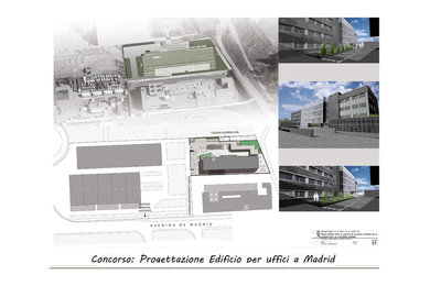 Progettazione edificio per uffici a Madrid