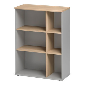 Jazz 4-Shelf Display Cabinet, Beech Finish