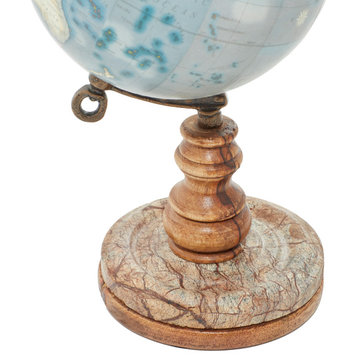 Traditional Brown Plastic Globe 94474
