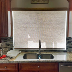 Light Filtering Roller Shade with a Cassette Valance - Roller Shades