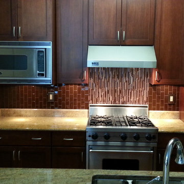 Vertical Tile Kitchen Installation
